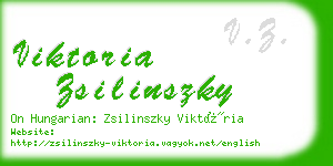 viktoria zsilinszky business card